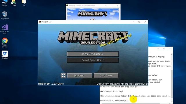 Minecraft Portable v1.1 with java installer смотреть онлайн