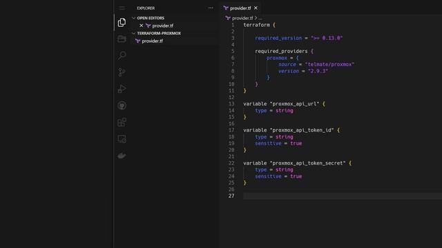 Proxmox virtual machine *automation* in Terraform смотреть онлайн