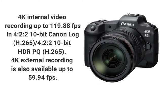 Canon EOS R5 Additional Specs Revealed : 8K/30, 4K/120 with Raw, 10-bit H.265 & Full AF смотреть онлайн