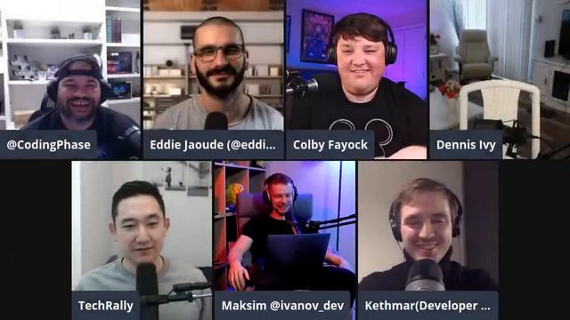 Web Developer live Q&A - Dennis Ivy, Colby Fayok, techrally, James Q Quick, many more смотреть онлайн