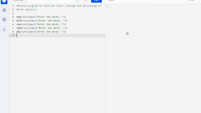 Python Program to Calculate Average of Five Subjects || Tamil смотреть онлайн