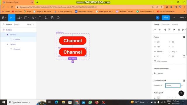 Hover Effect in Figma | How you can make an effective hover button смотреть онлайн