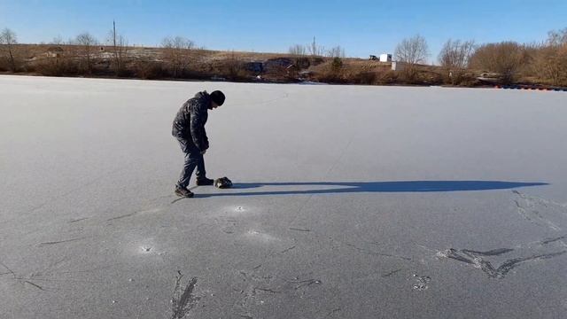 Толщина льда на озёрах в районе ташлы 2/12/22 Самарская область смотреть онлайн