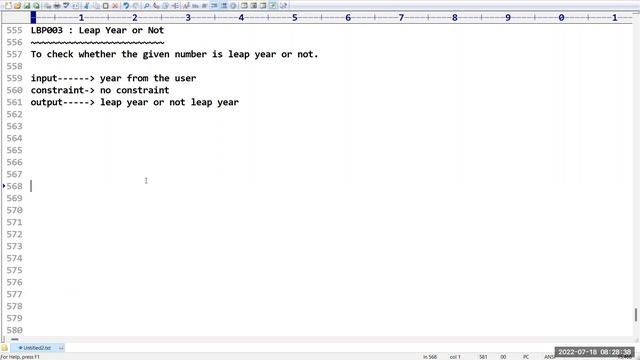 LOGIC BASED Programming tutorials || Demo - 3 || by Mr. Prakash Babu On 18-07-2022 @8AM IST смотреть онлайн