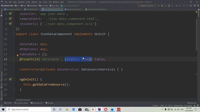 Angular Data Table With JSON Data | Sathish Kumar смотреть онлайн