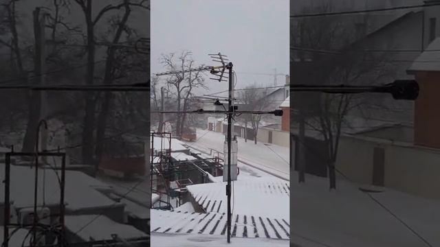 Снежная буря начинается !!! Смотреть всем!!!! Одессу замело !!!! смотреть онлайн