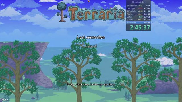 Either the best or the worst possible ending to a speedrun - Terraria смотреть онлайн
