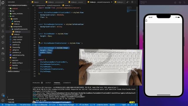 ASMR Programming - Youtube Notification Bell Icon - No Talking смотреть онлайн