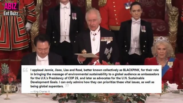 BLACKPINK cute interact with King Charles III at Buckingham Palace, Rosé surprisingly mades headlin смотреть онлайн
