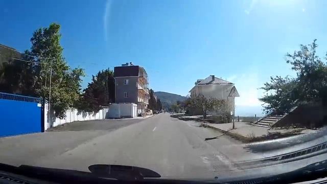 Крым 2017. Из Алушты до Судака за 14 минут. п. Веселое. По красивой дороге