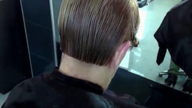 How to cut Short bob hairstyle Haircut For Women Tutorial TIPS Amal Hermuz смотреть онлайн