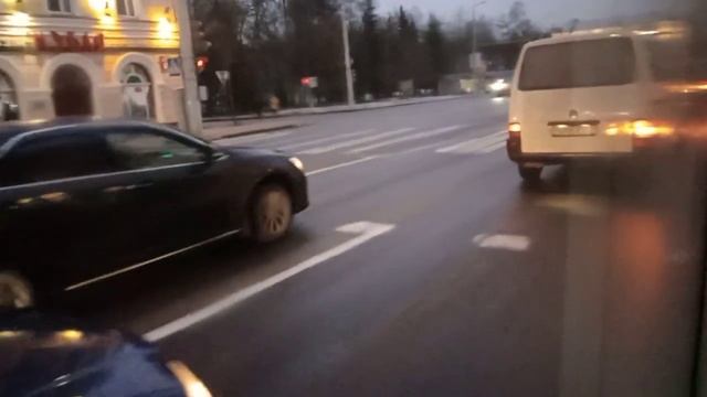поездка на троллейбусе 15 Витебск от остановки площадь Свободы до остановки технологический колледж смотреть онлайн