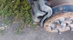 замена задних тормозных колодок хэндэ houndai ix35