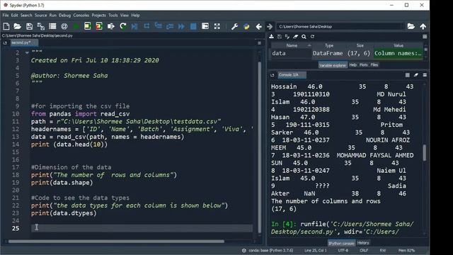 Artificial Intelligence Lab 2(Machine Learning with Python) | CSV file, statistical analysis, codin смотреть онлайн