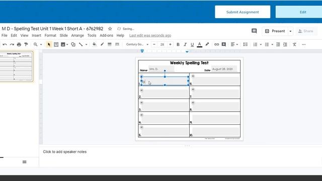How to Take a Spelling Test in Schoology смотреть онлайн