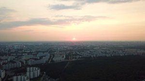 Полёт на квадрокоптере в районе бирюлево восточное в Москве
