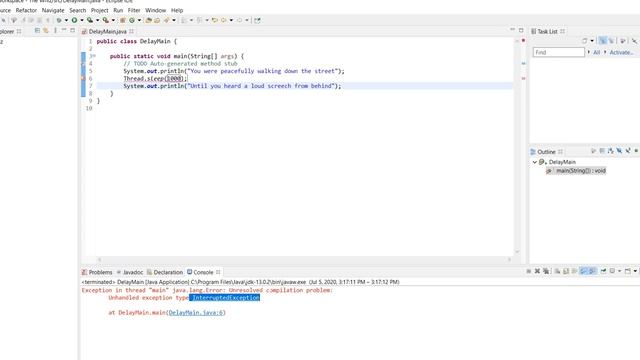 How to add a Delay in Java - Simple and Efficient смотреть онлайн