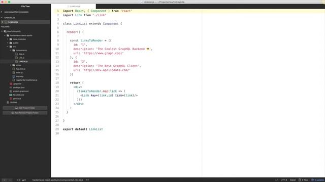 HowToGraphQL (React & Apollo) - Queries: Loading Links (3/10) смотреть онлайн