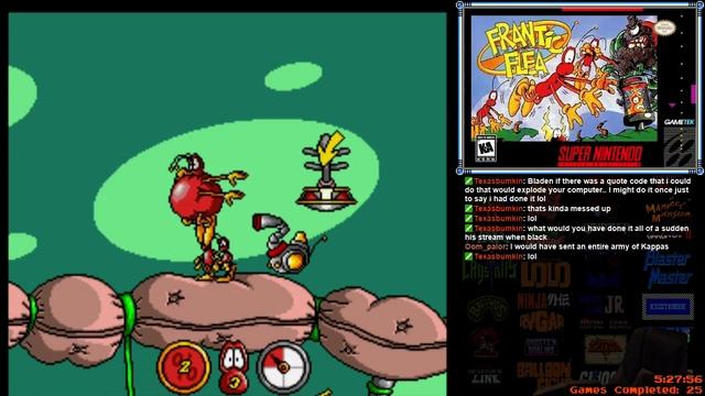 [#26] Frantic Flea (SNES) (Part 2) - RetroMasochism