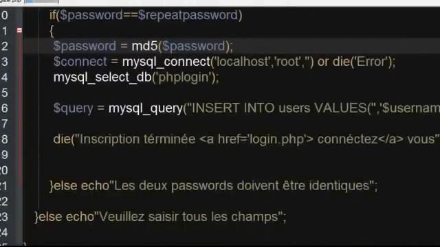 Tutoriel php-mysql(formulaire d'inscription-connexion résumé) | By NewDzign смотреть онлайн
