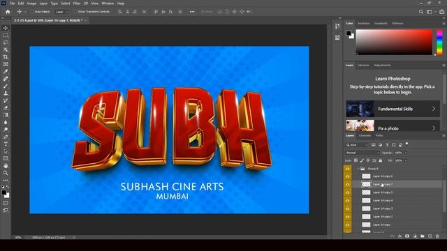 How to make 3d text in photoshop Tutorial 2023 | Flex Banner | PSD File Free Download | Page - 14 смотреть онлайн
