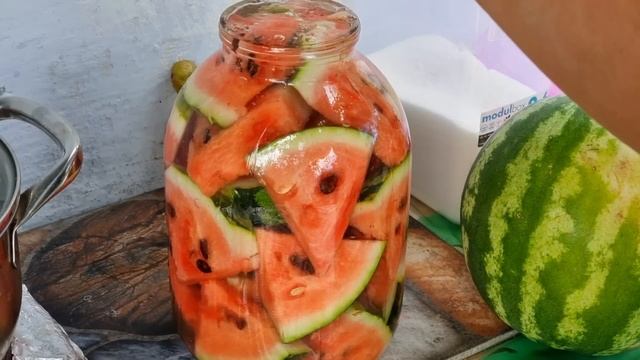 ВКУСНО! СОХРАНЯЮ ? АРБУЗЫ НА НОВЫЙ ГОД, БЕЗ УКСУСА И БЕЗ СТЕРИЛИЗАЦИИ, Маринованные АРБУЗЫ на зиму смотреть онлайн