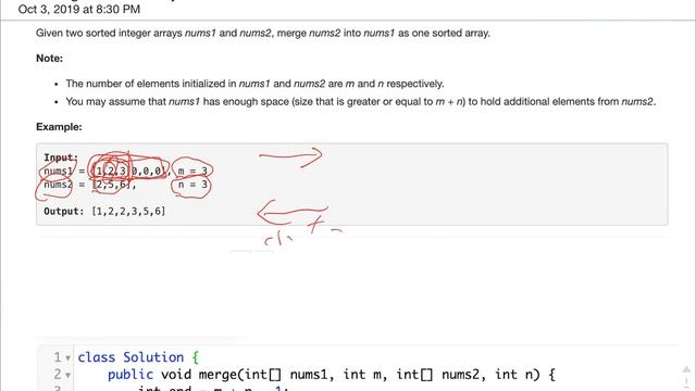 贾考博 LeetCode 88. Merge Sorted Array смотреть онлайн