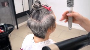 DEMETRIUS | Стрижка ПИКСИ для взрослой женщины | Женская стрижка на седые волосы