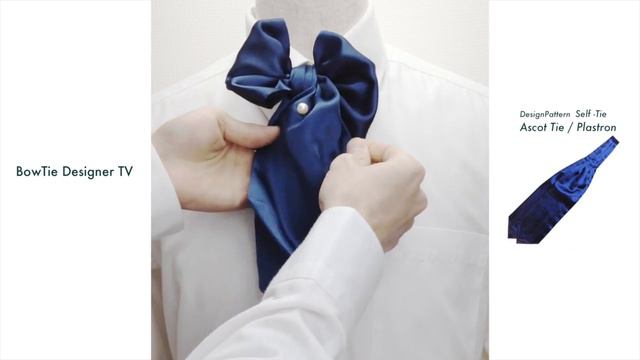 How to tie an Ascot tie scarf 9.Strawberry knot смотреть онлайн