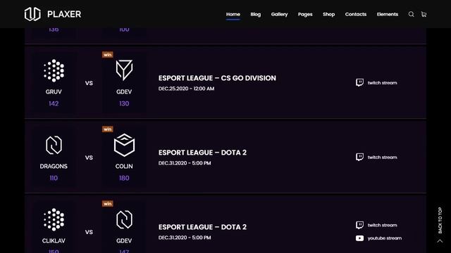 Plaxer - Gaming and eSports WordPress Theme смотреть онлайн