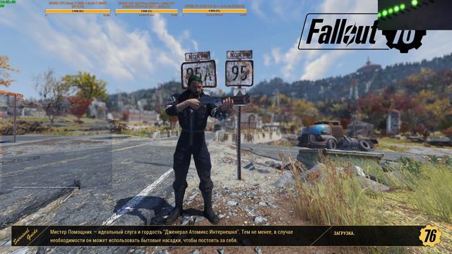 Fallout 76 - геймплей: стрельба по мутантам и горелым гулям смотреть онлайн