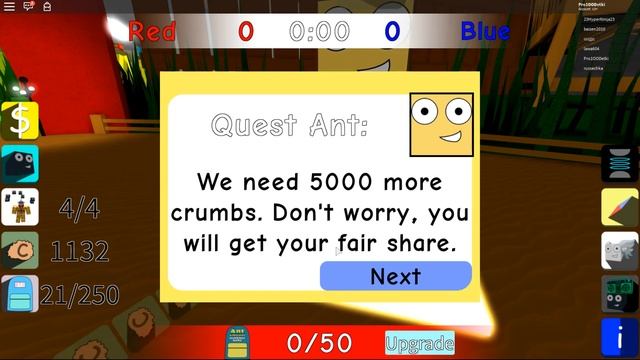 Муравьиный Симулятор в Роблокс Трудимся Добываем пищу развиваем свою Семью Детское игровое видео смотреть онлайн