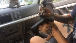 Opel Signum/Vectra C, замена чехла и ручки кпп