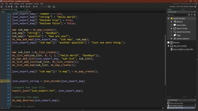 [incomplete in 2.3.1] Exporting JSON Data смотреть онлайн