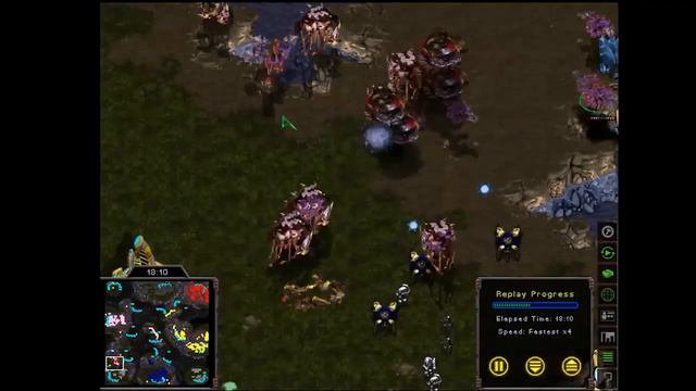 Starcraft Classic - 3 versus 3 (Big Game Hunters) /w commentary смотреть онлайн