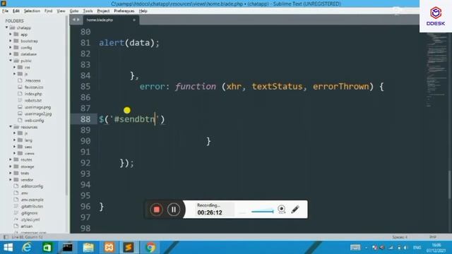 I Created Realtime Chat Application in laravel part 1 #realtime #chat #chatbot смотреть онлайн
