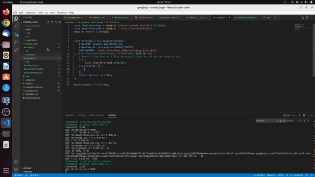 Nodejs social login (Google, Twitter, Github) and registration system. смотреть онлайн