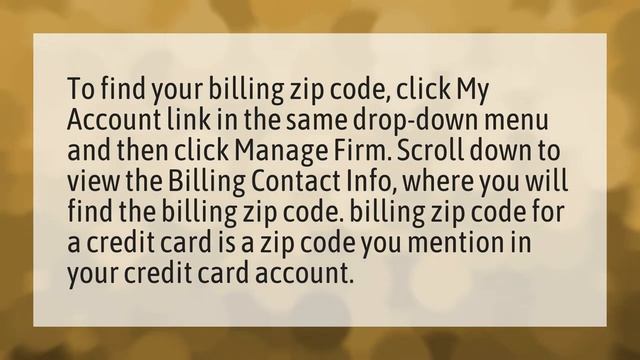 What is my billing zip code? смотреть онлайн