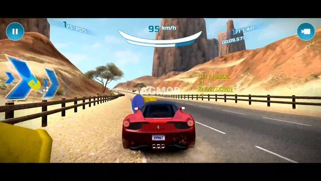 Asphalt Nitro v1.7.6a (MOD) Android Gameplay 60 FPS смотреть онлайн