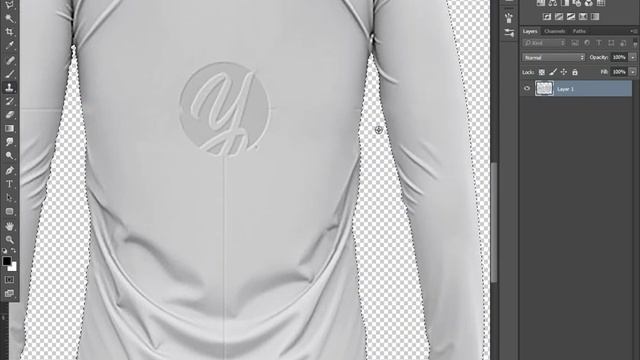 Long Sleeve Polo Shirt Mockup, Graphic Templates