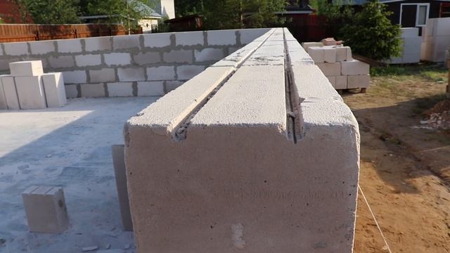 Кладка стен из газобетона дома гаража первый этаж смотреть онлайн