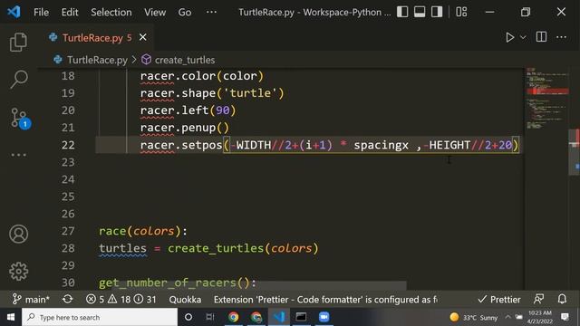 Python Games | Turtle Race Game | Coding For Kids in Python | Part 2 смотреть онлайн