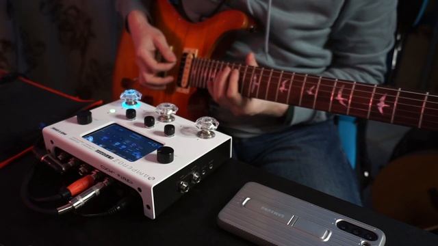 Hotone Ampero Stomp II Clean FX with PRS Custom – use ? смотреть онлайн