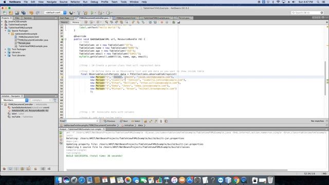 JavaFX - Adding Data in TableView (Using FXML) | Populating Rows in TableView смотреть онлайн