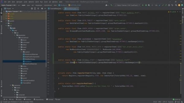 Minecraft 1.18.2 Fabric Modding | CUSTOM 3D ITEM MODELS w/ BlockBench