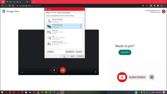 your mic is muted by your system settings solved Google Meet mic problem. смотреть онлайн