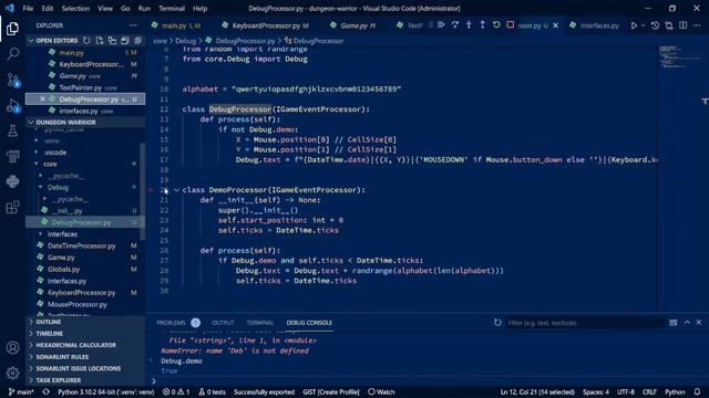 Creating NetHack game with Python смотреть онлайн