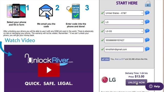 How To Unlock LG G5 / ANY gsm carrier, AT&T, Telus, etc. смотреть онлайн