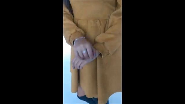 Платье с квадратным вырезом горловины из эко-замши смотреть онлайн