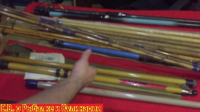 Какие поплавочные удочки были в СССР бамбуковые и телескопические.Музей  поплавочных удочек
